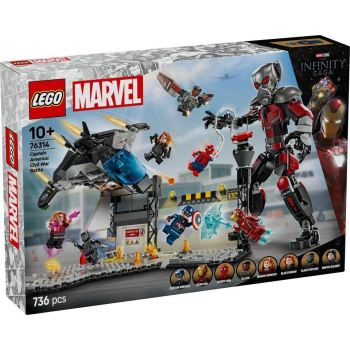 LEGO(R) SUPER HEROES 76314 Kapitan Ameryka: Wojna...